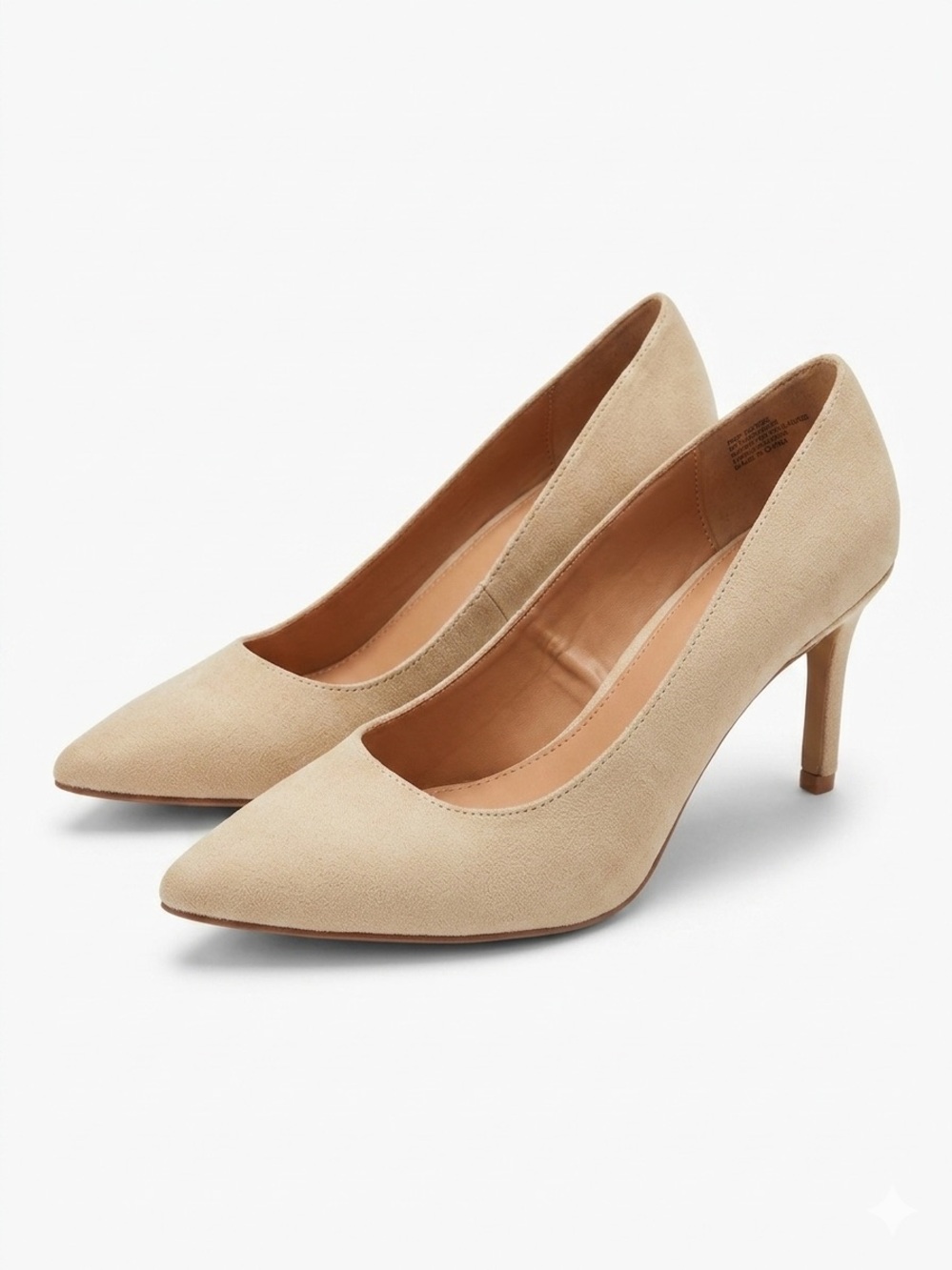 J. Crew Nude Pointed-Toe Suede Pumps
